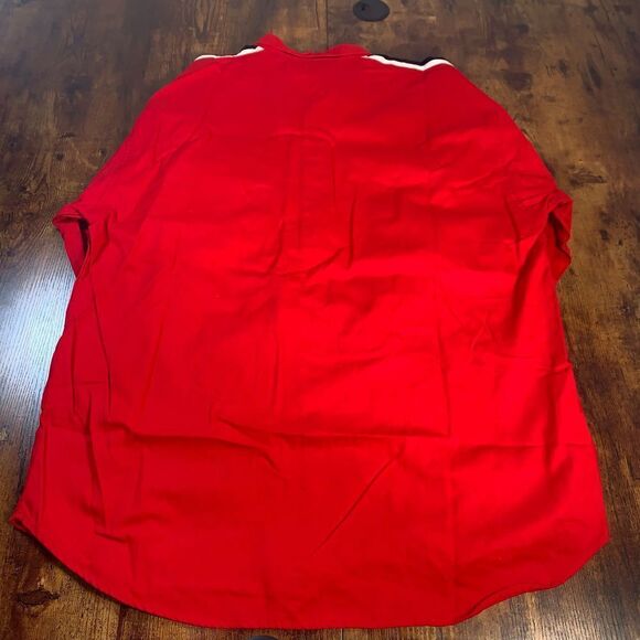 Winners Circle Dale Earnhardt Jr Mens Size XXL RED Long Sleeve Button Up Shirt - Picture 2 of 7